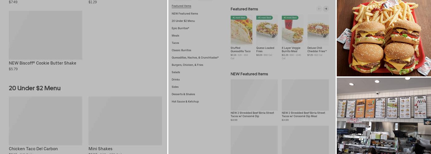 Del Taco Menu