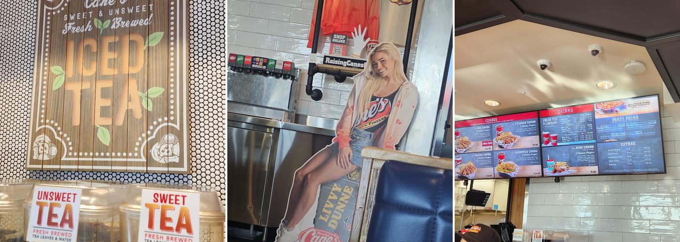 Raising Cane's Chicken Fingers Menu