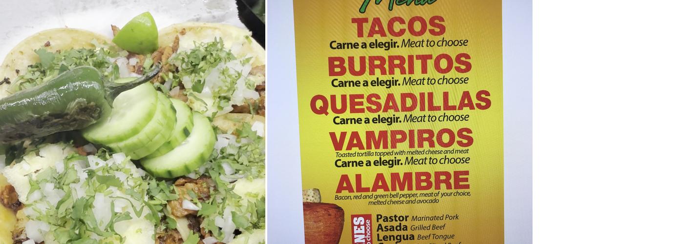 Tacos Los Primos Menu
