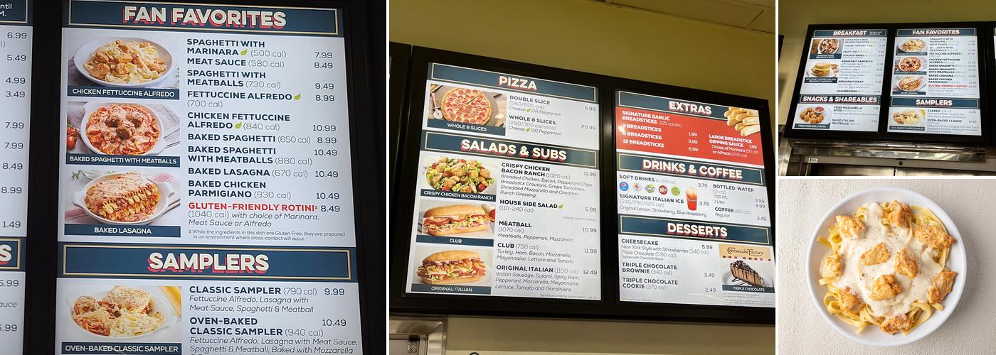 Fazoli's Menu