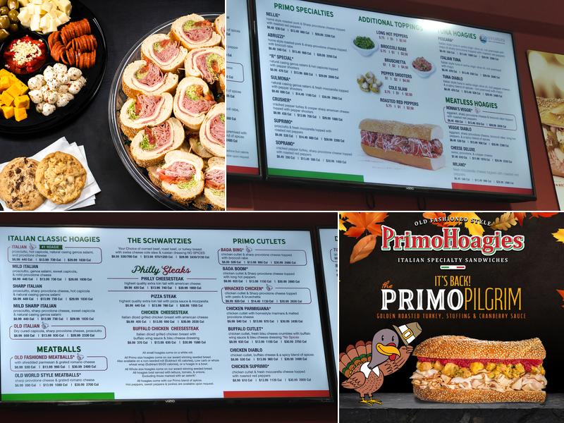 PrimoHoagies Menu