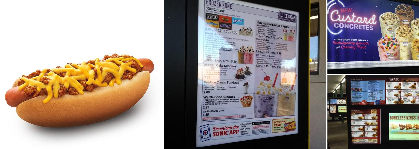 Sonic Drive-In Menu