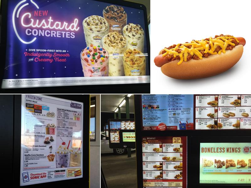 Sonic Drive-In Menu
