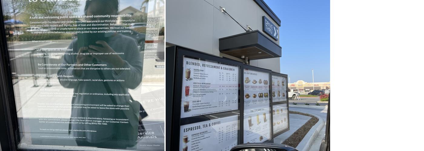 Starbucks Menu
