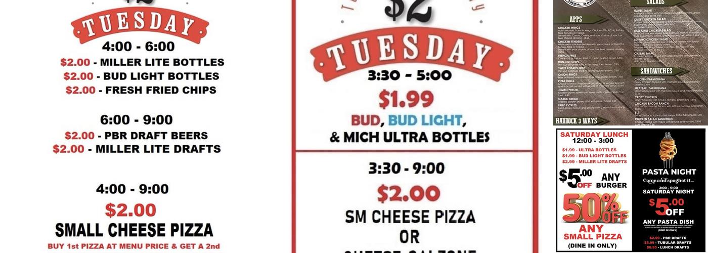 Riverton Station Pizza, Bar & Grill Menu