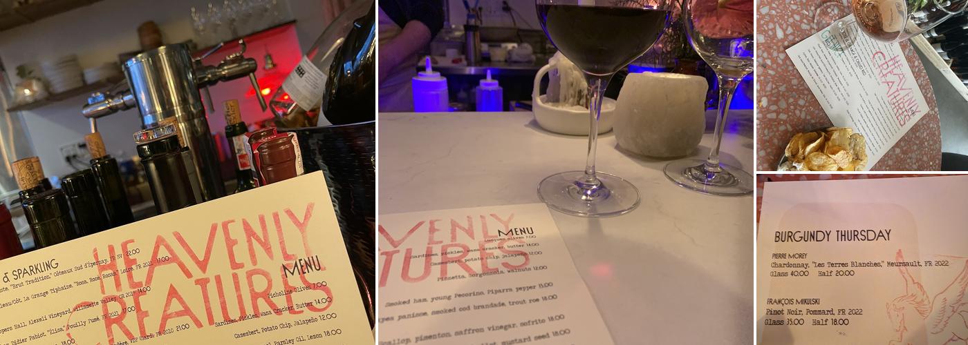 Heavenly Creatures Menu