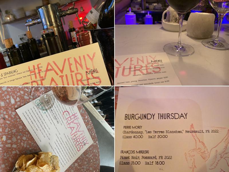 Heavenly Creatures Menu