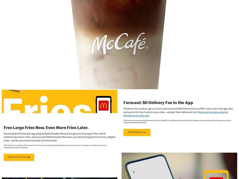McDonald's Menu
