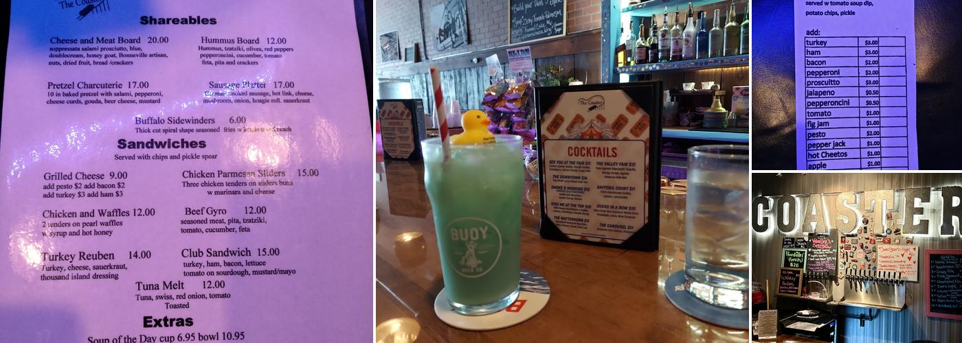 The Coaster Menu