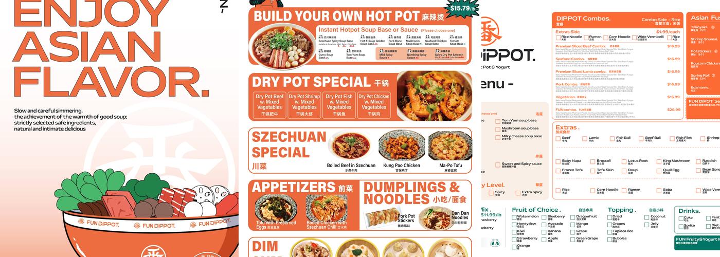 Fun DipPot - Instant Hot Pot Menu