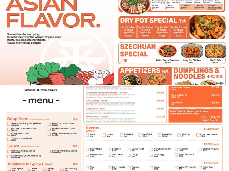Fun DipPot - Instant Hot Pot Menu