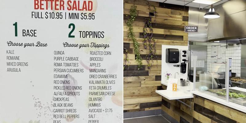 Bite Better Salads N More Menu