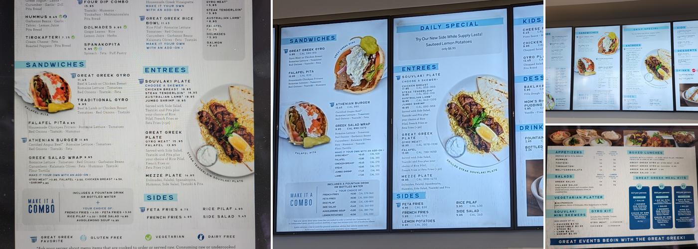 The Great Greek Mediterranean Grill - San Diego, CA Menu