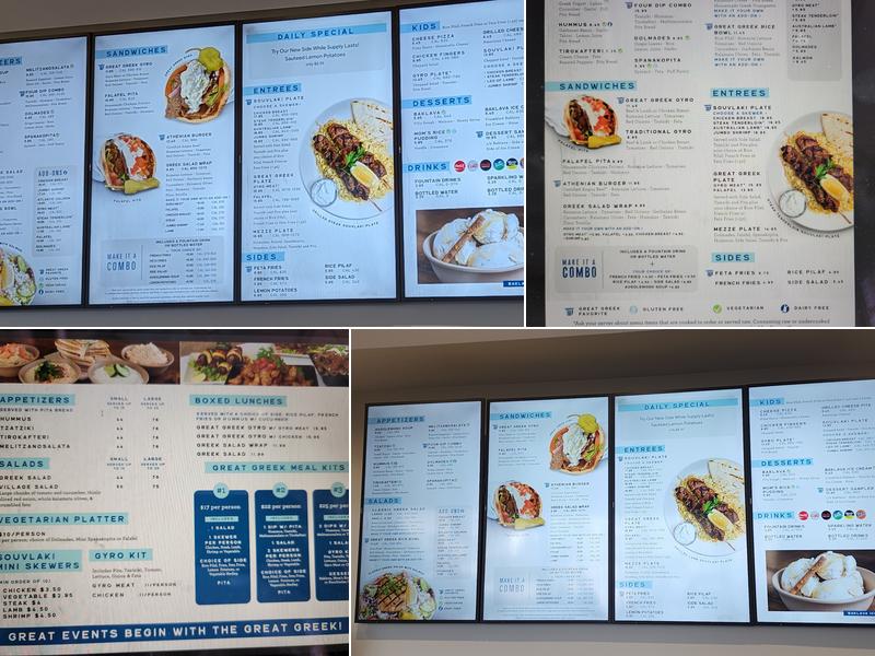 The Great Greek Mediterranean Grill - San Diego, CA Menu