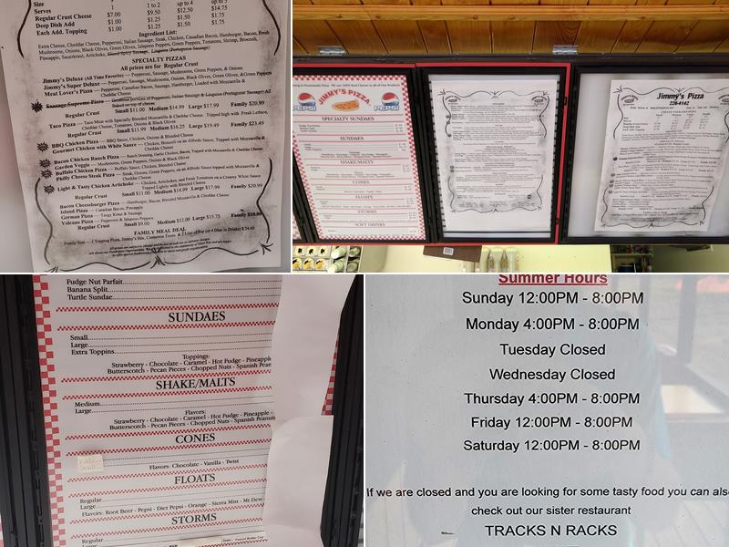 Zoe's Pizza Kitchen Menu