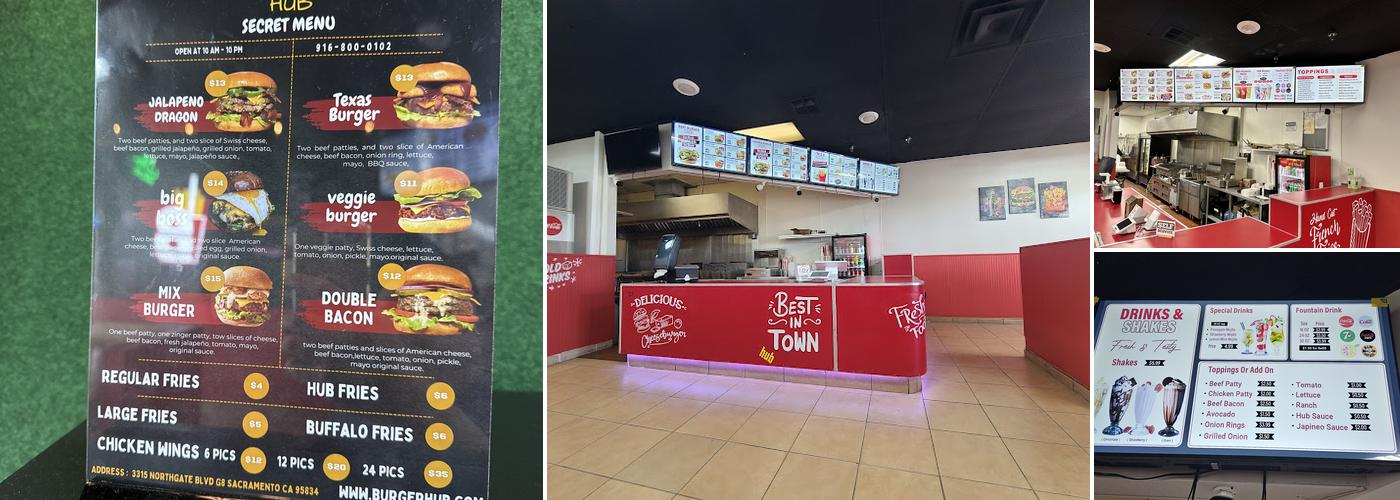 Burger Hub Menu