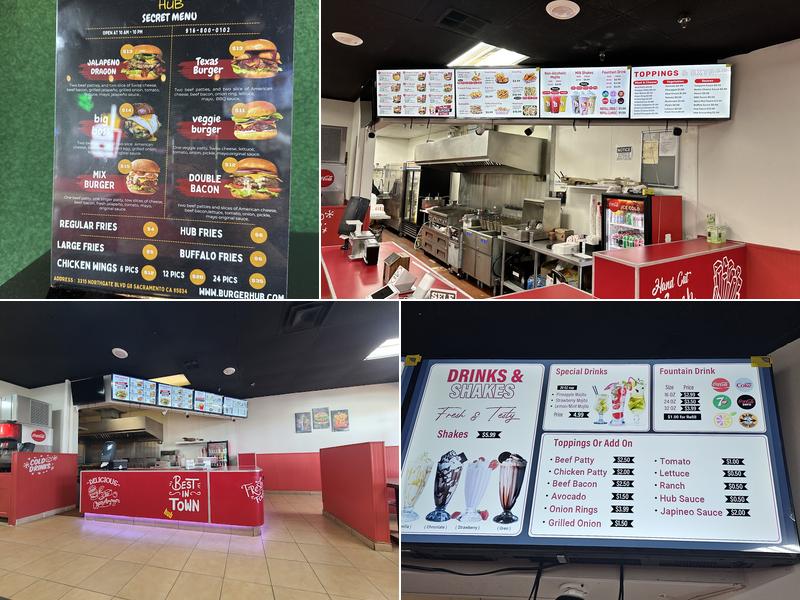 Burger Hub Menu