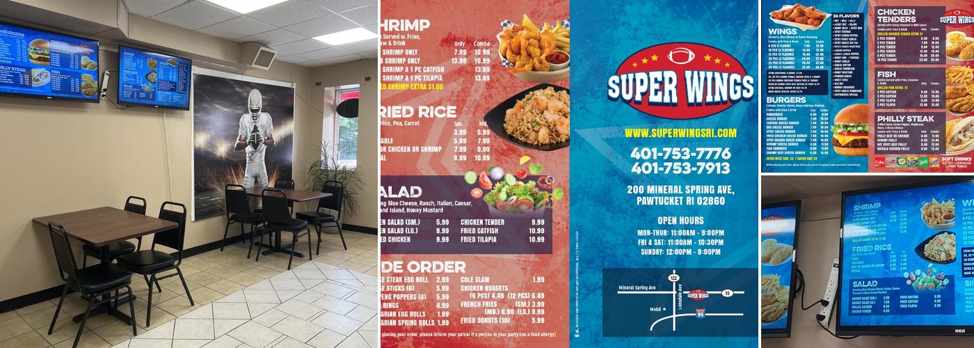 Touchdown Philly Wings Menu