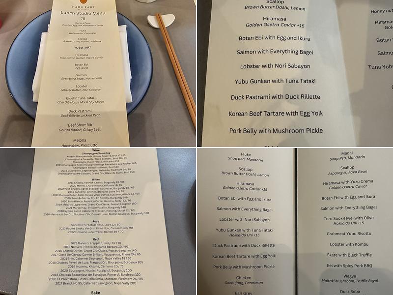 DDOBAR by Joomak NYC Menu