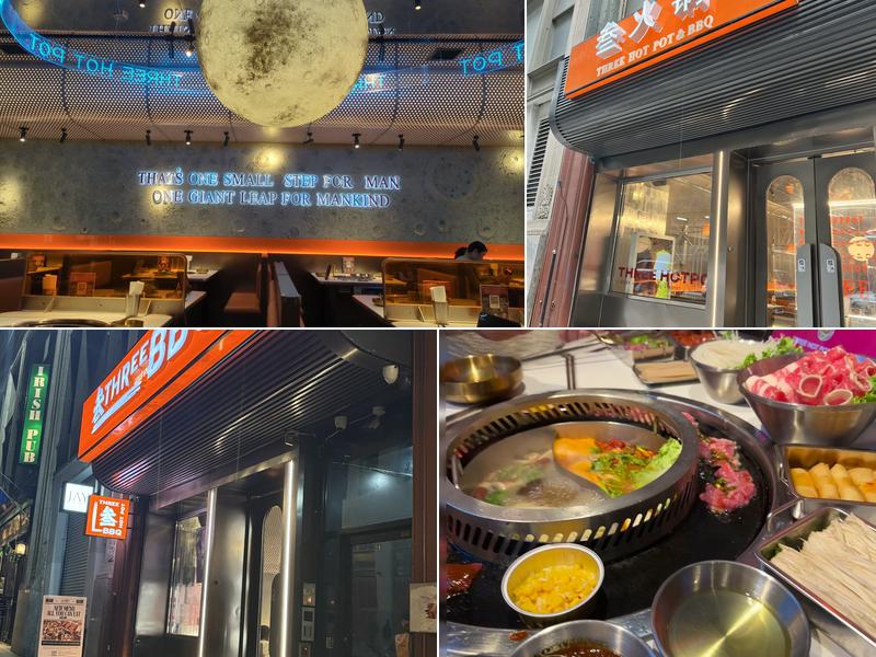 THREE-HOT-POT & BBQ