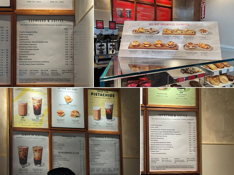 Starbucks Menu