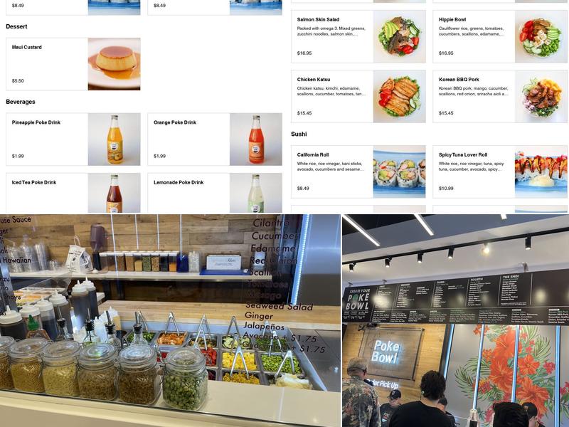 Poke Bowl Menu