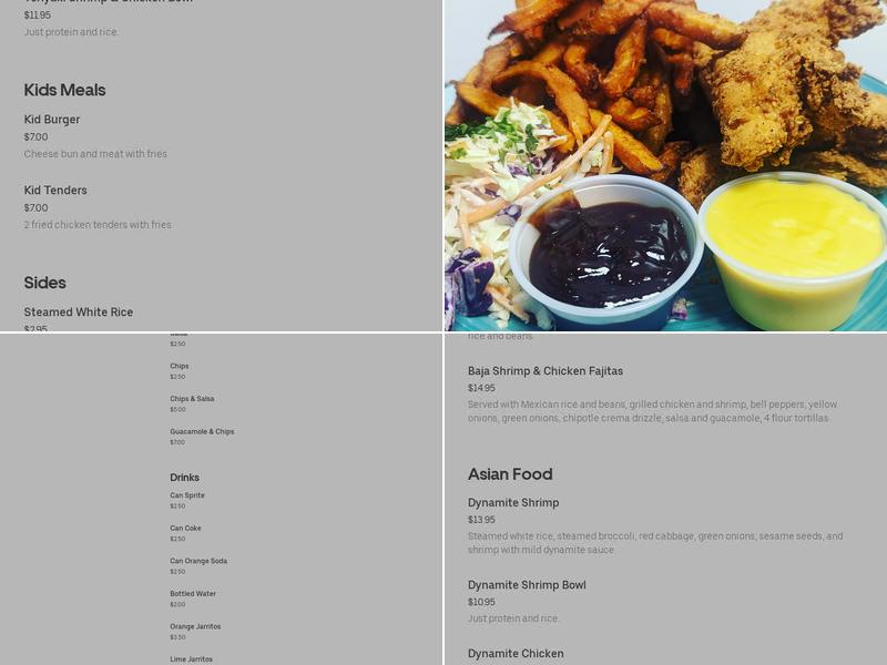 Rov's Craft Kitchen Menu