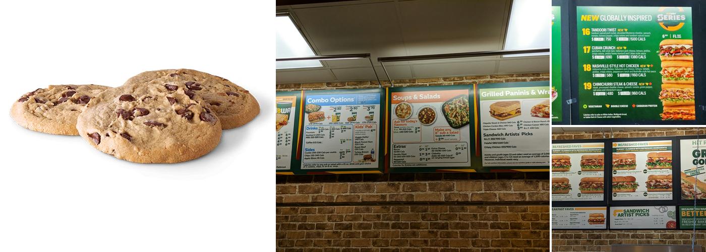 Subway Menu