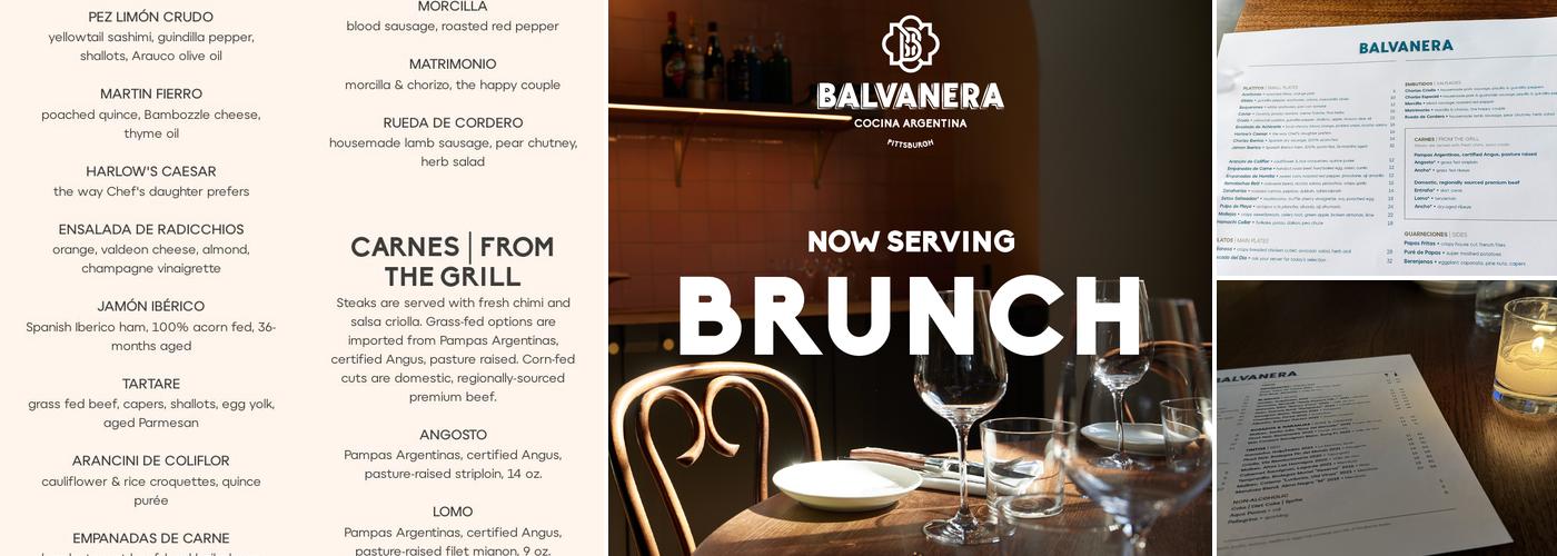 BALVANERA Menu