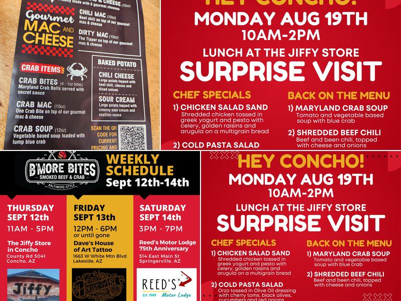 B'more Bites Menu