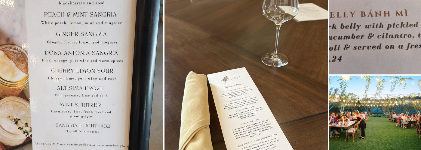 Gaspar’s Restaurant Menu