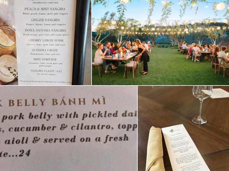 Gaspar’s Restaurant Menu