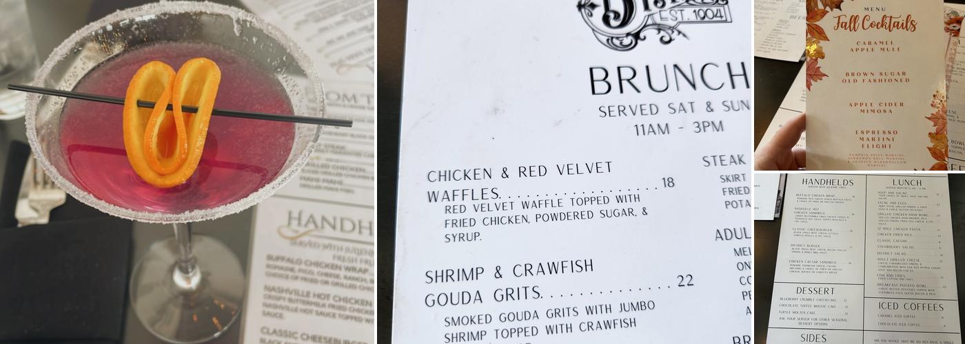 The District Menu