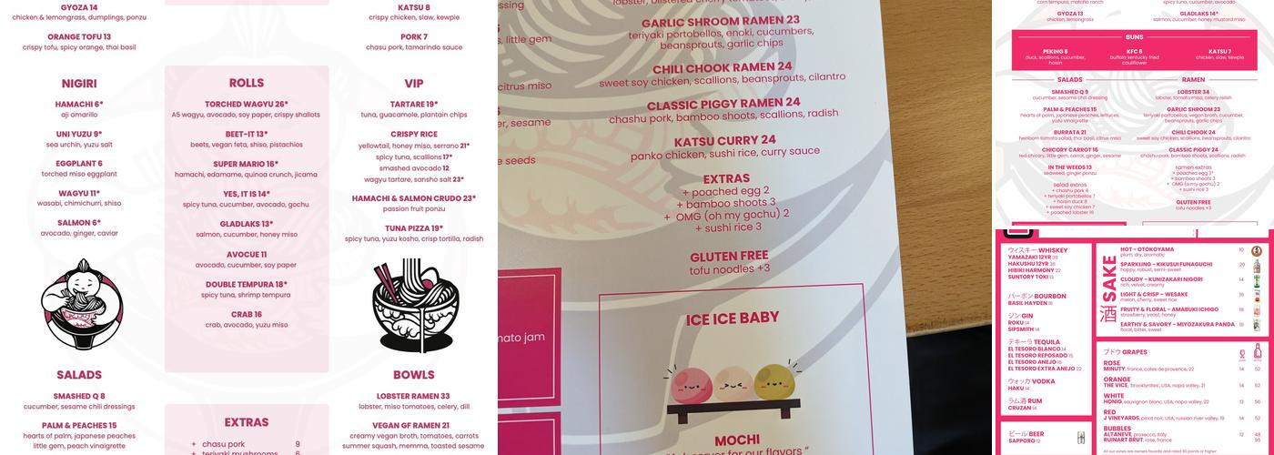 KUMISO Menu