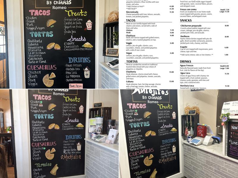 Antojitos by Chatitas Menu