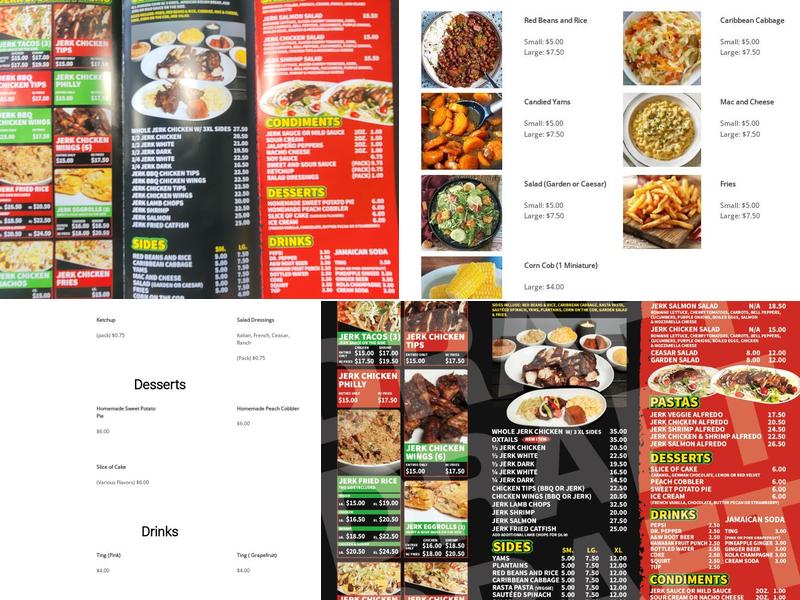 The Perfect Jerk Menu