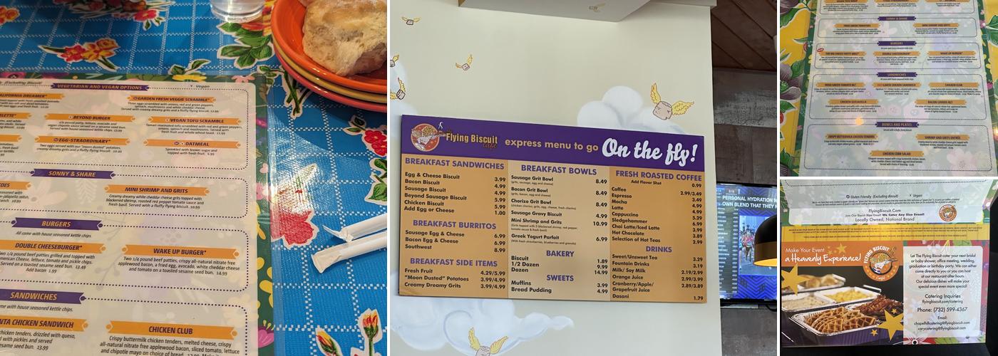 The Flying Biscuit Cafe Menu