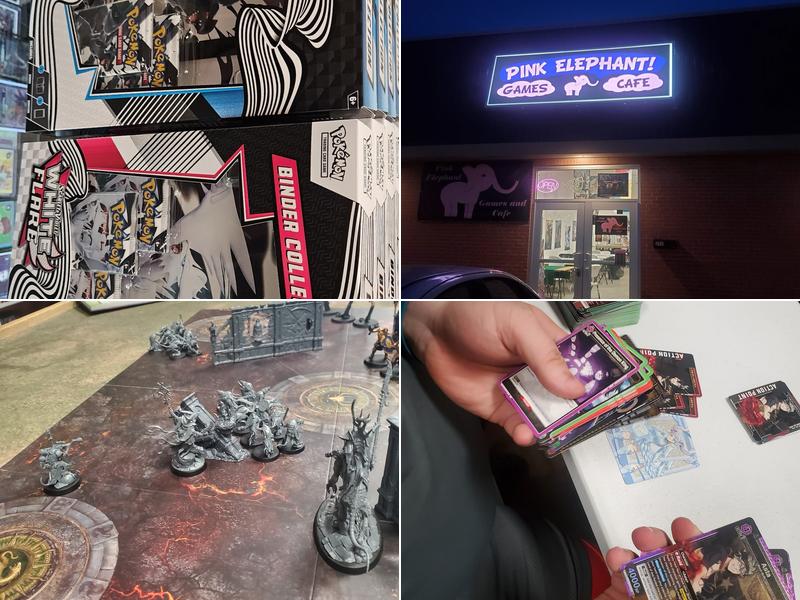 Pink Elephant Games and Cafe 2431 W Pawnee St, Wichita