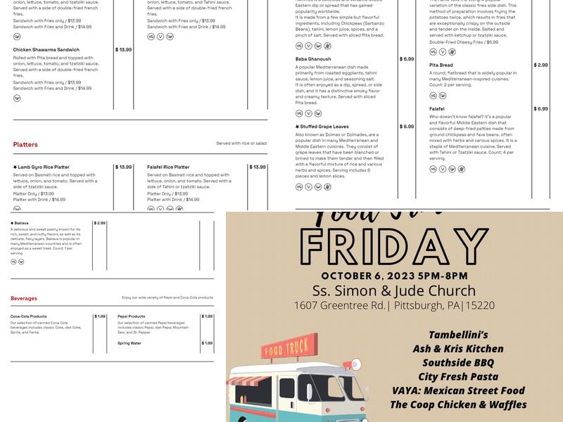 Ash & Kris Kitchen Menu