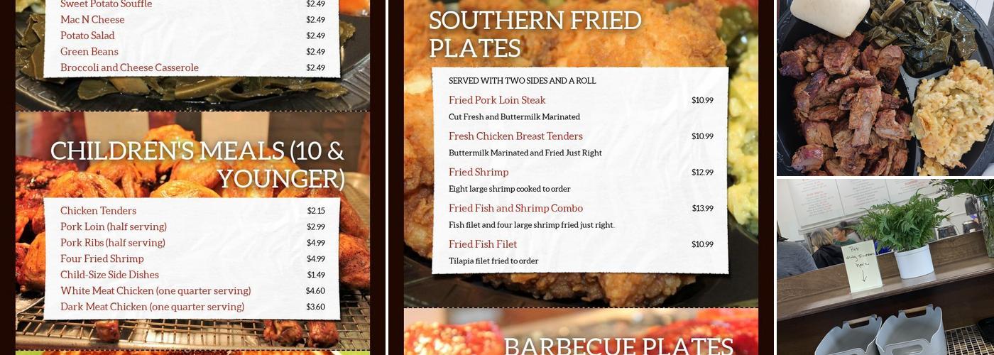 Goolsby's Menu