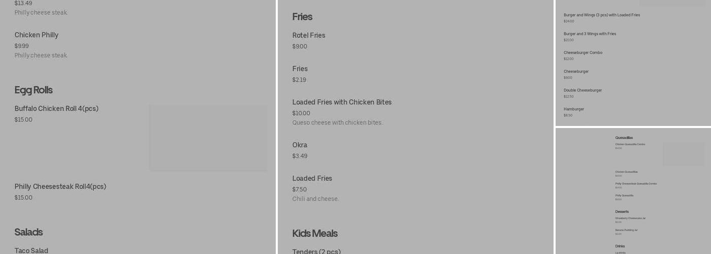 It’s A Vibe Menu