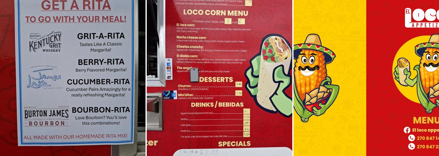 El loco appetizer Menu