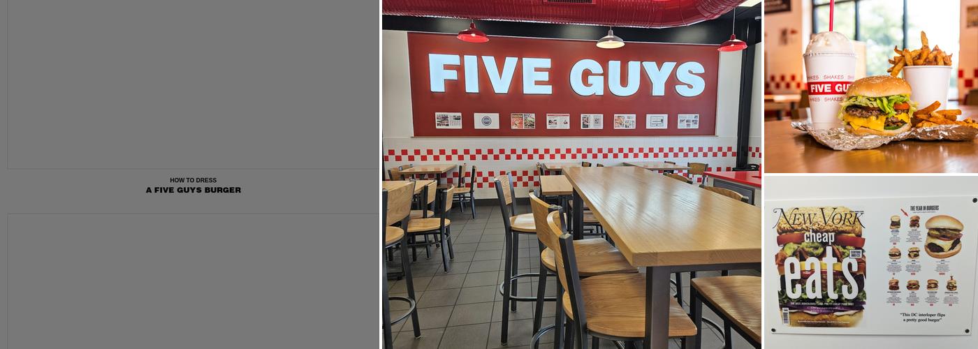 Five Guys Menu