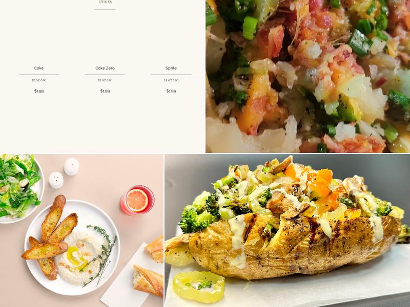 The Loaded Potato Menu