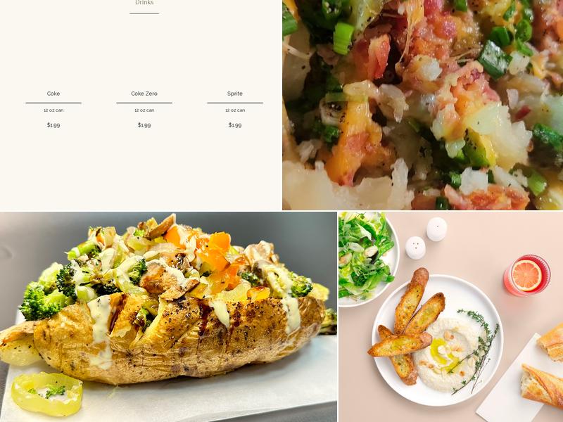 The Loaded Potato Menu