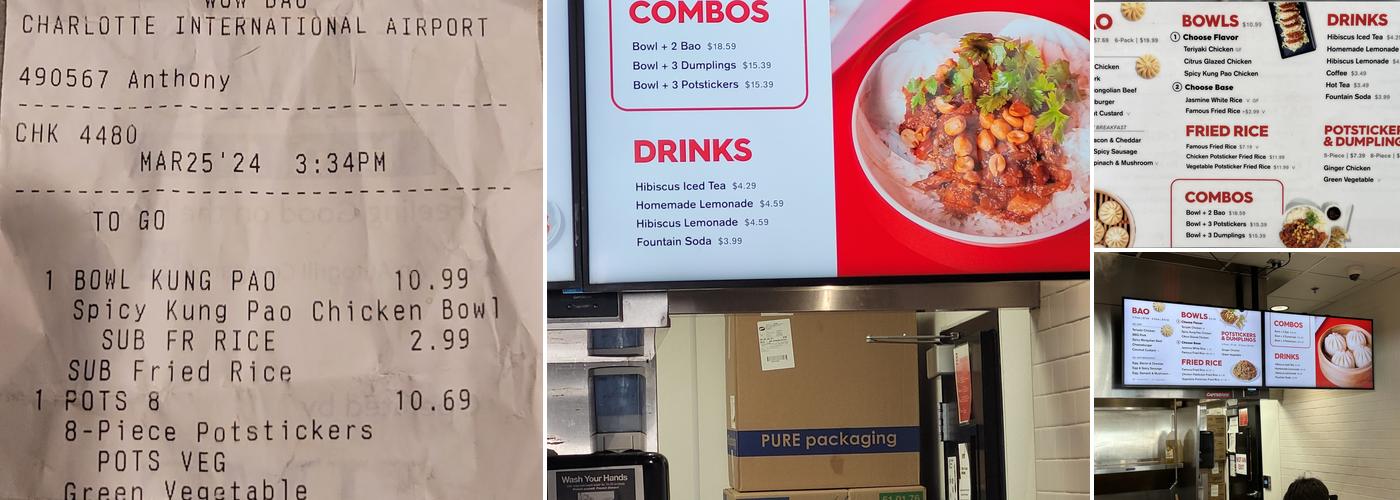 Wow Bao Menu