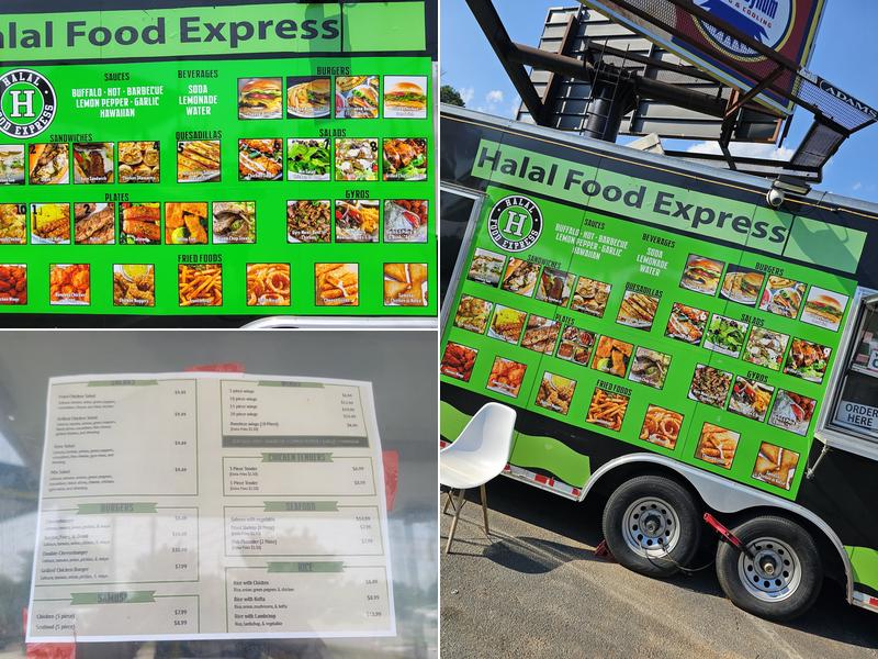 Halal Food Express Menu