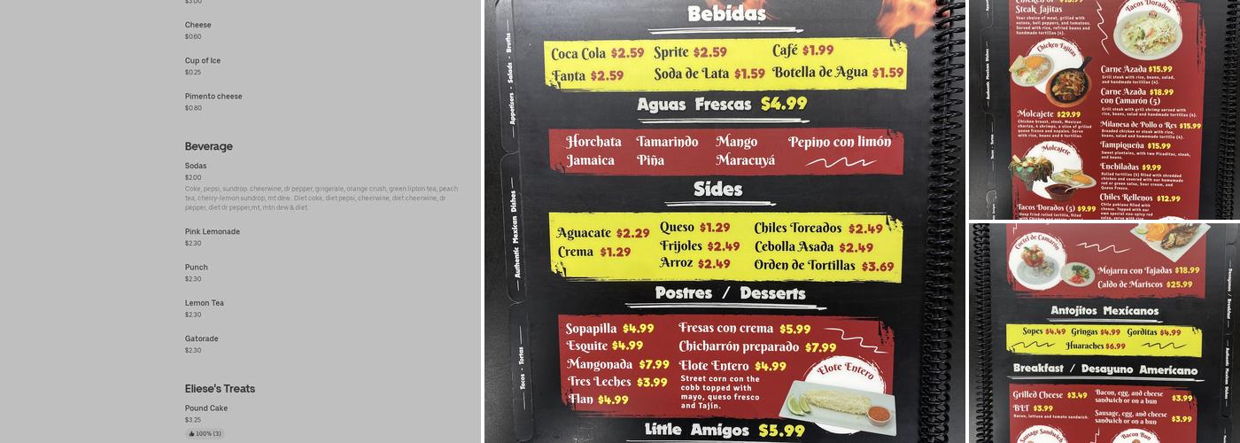 Tacos Perrones Doña Mary #2 Menu