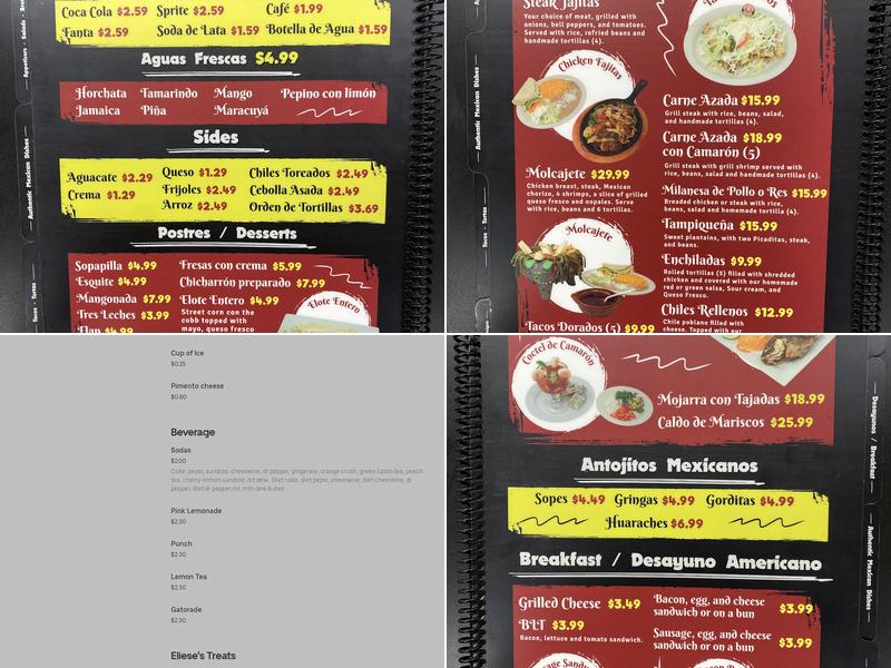 Tacos Perrones Doña Mary #2 Menu