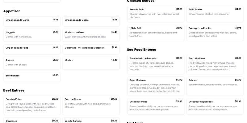 Agave Bar & Grill Menu